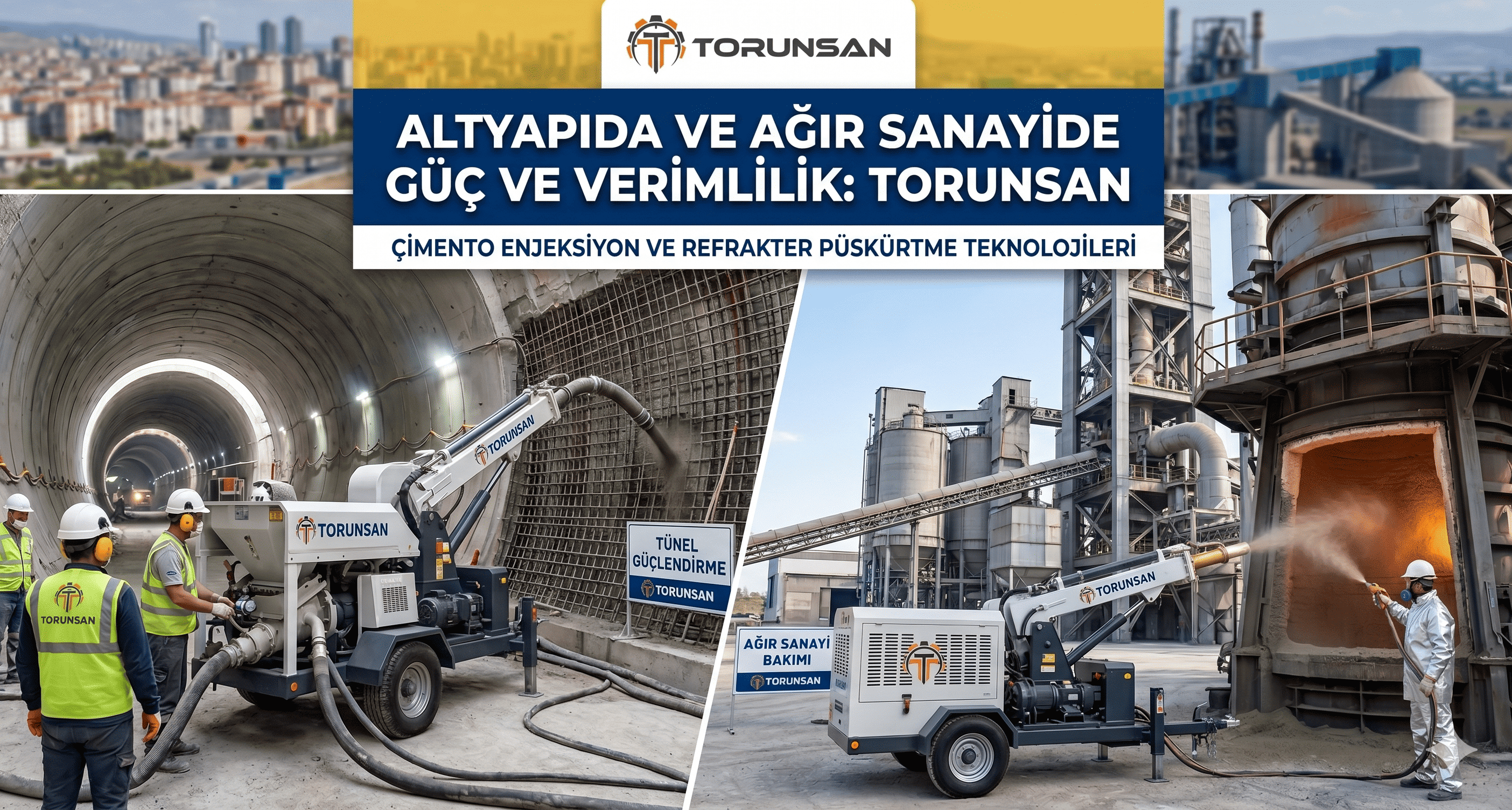 Çimento Enjeksiyon ve Refrakter Püskürtme Teknolojileri