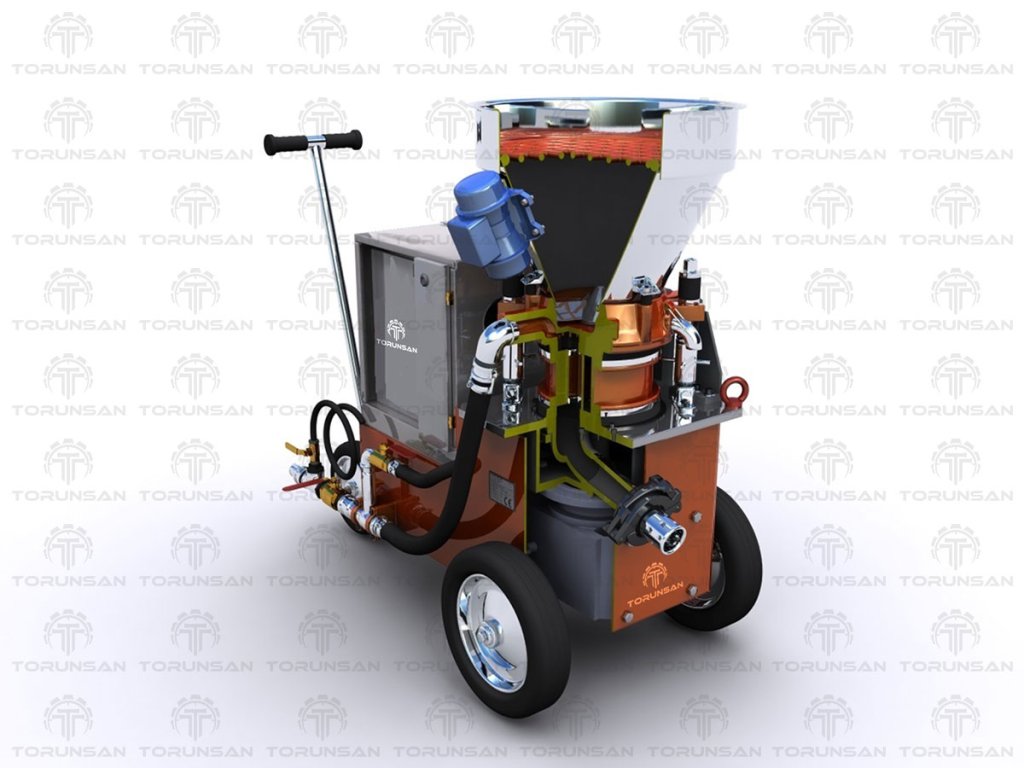 TRN-CSMA-444 Tam Otomatik Çimento Püskürtme Makinesi