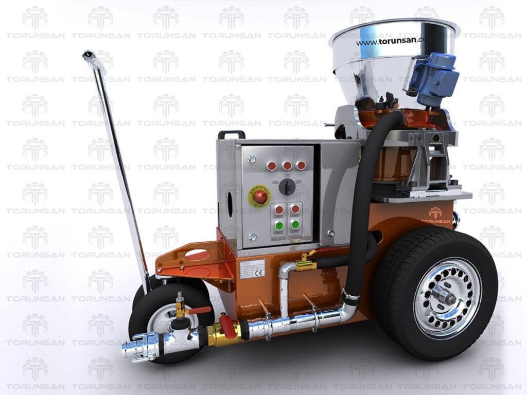 TRN-CSM-700 Kuru Tip Çimento Püskürtme Makinesi